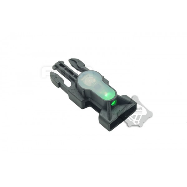 FMA Side Release Buckle Strobe Light (BLACK GREEN)